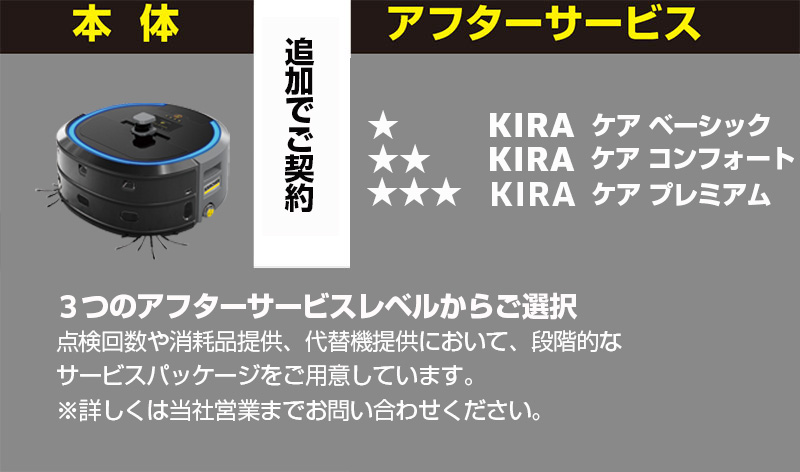 清掃ロボット KIRA ケア KIRA CV 50