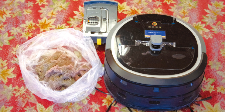 【写真2】「KIRA CV 50」の集塵性能には驚いたと前谷氏