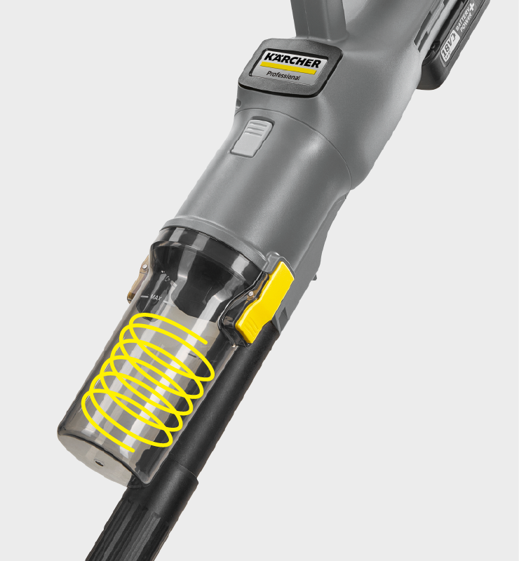 パワフルな吸引を実現したアドバンストサイクロン技術