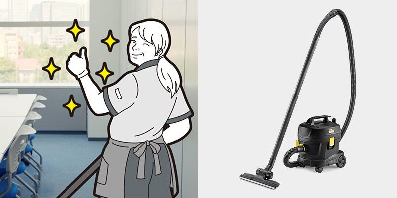 環境配慮型ドライクリーナー T 11/1 Classic（HEPA）