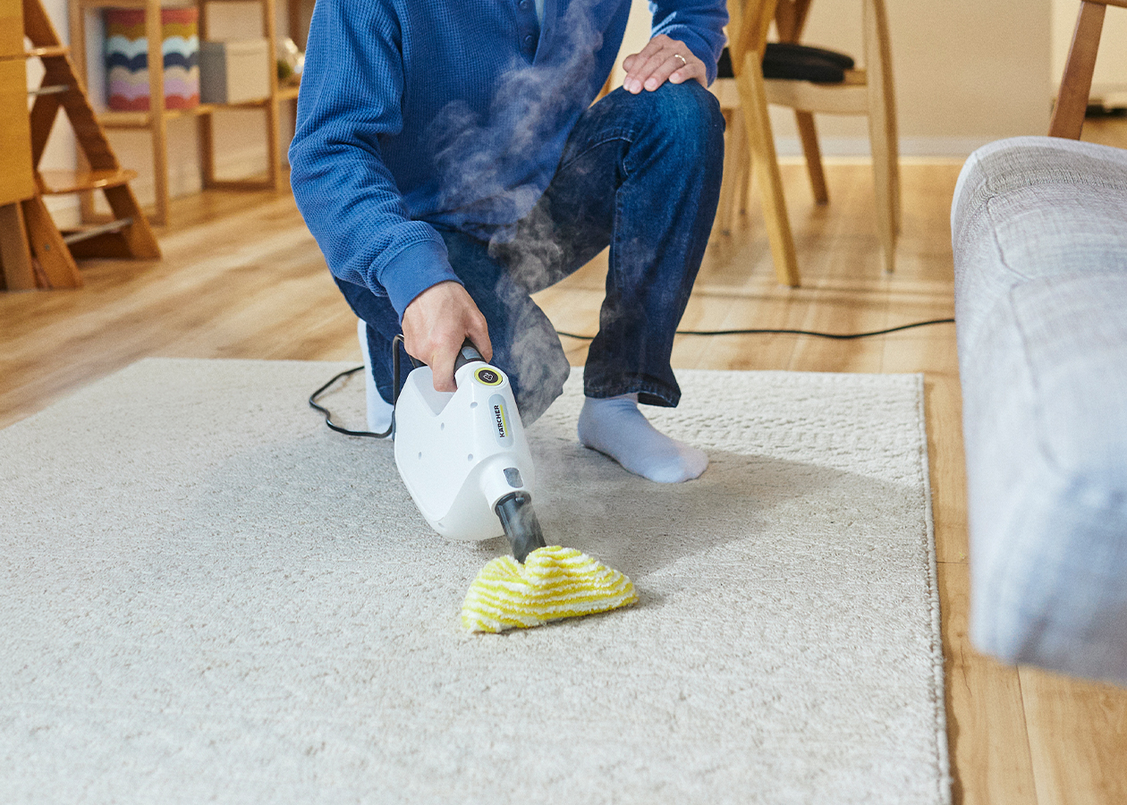 約30秒でスチーム準備完了。ちょっとの空き時間で、さっと使える