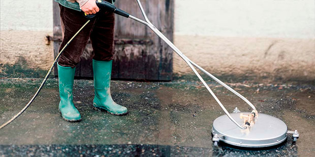 Higienização de piso industrial com alta pressão na indústria alimentícia