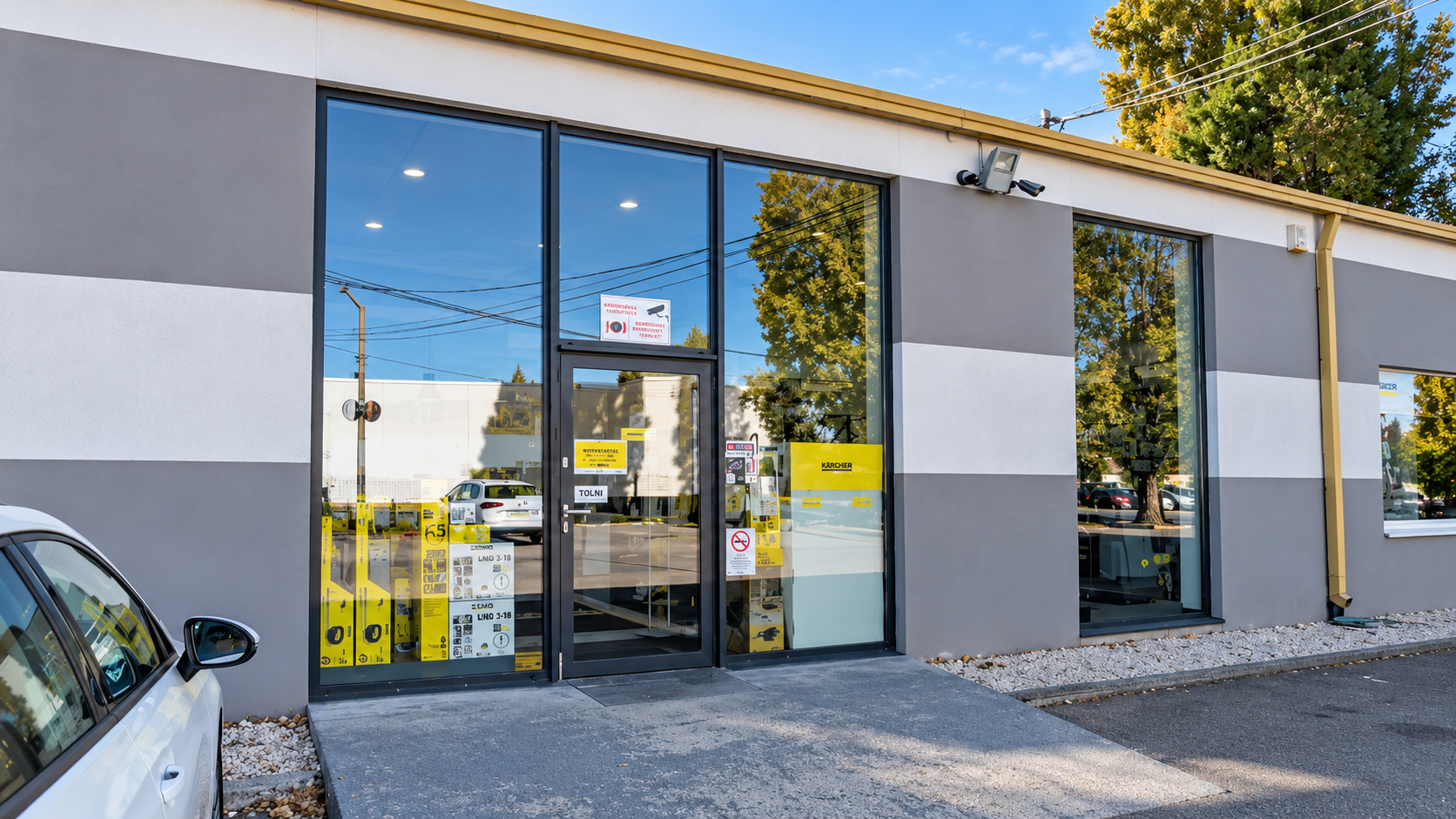 Kärcher Store Délpest showroom és Kärcher termékek