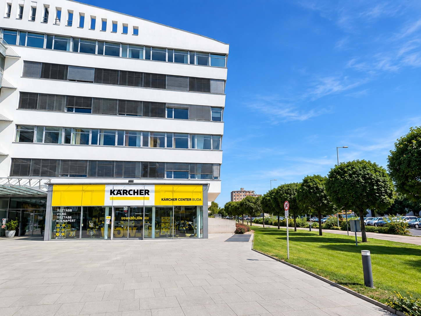 Kärcher Center Buda showroom és Kärcher termékek