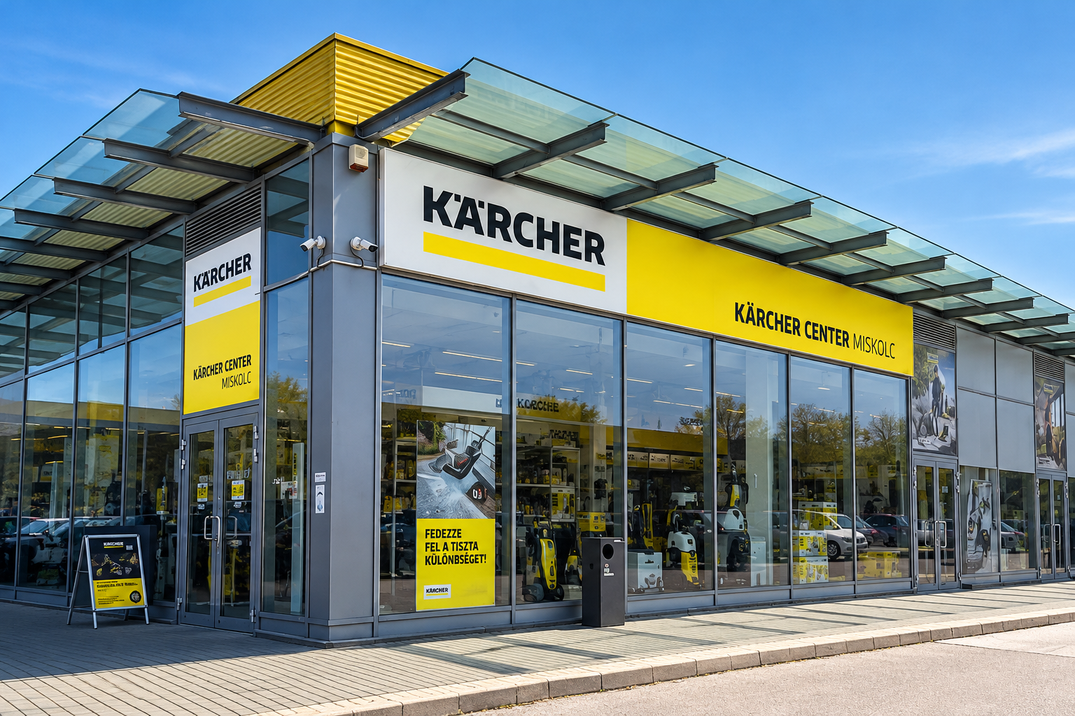 Kärcher Center Miskolc üzlet és szerviz átvételi pont a Szentpéteri kapunál