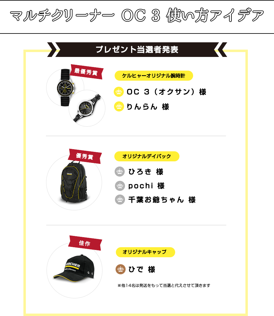 みなさんのアイデア募集中