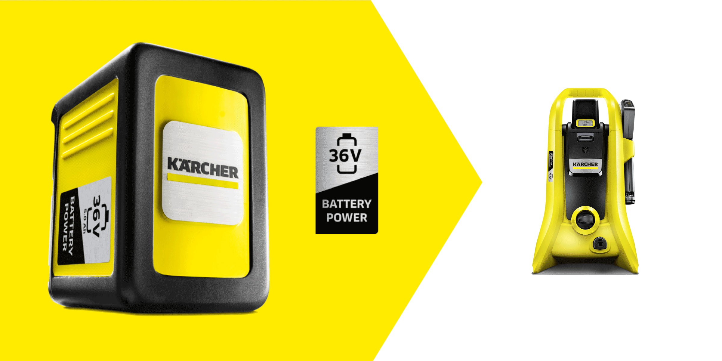 36 V Akku-Geräte 36 V Kärcher Akkuplattform „Battery Power“