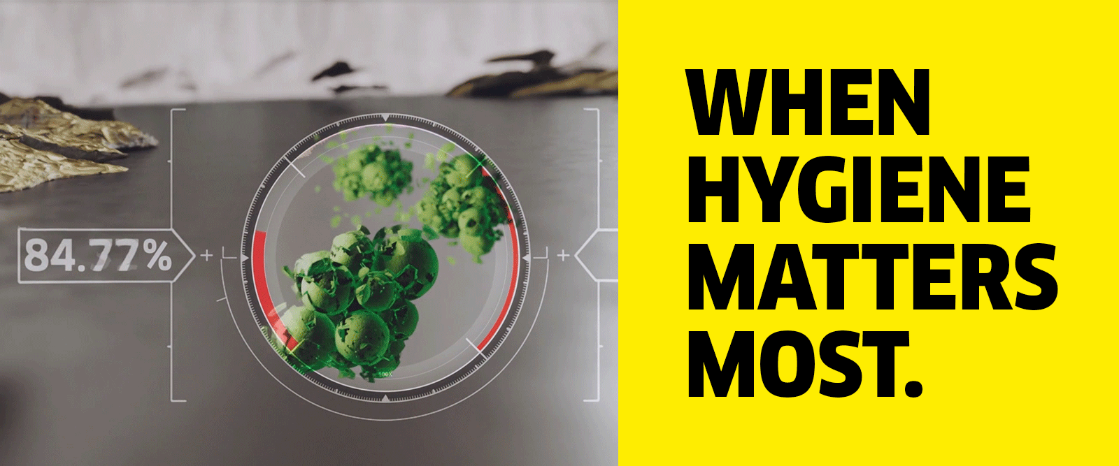 When hygiene matters most