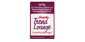 freundin trend lounge dampfreiniger auszeichnung freundin trend lounge dampfreiniger auszeichnung