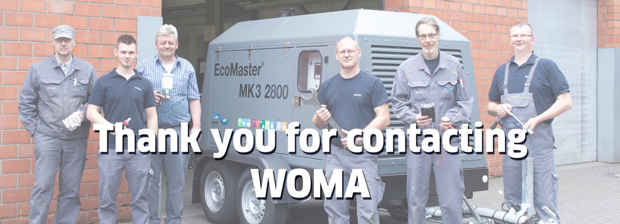 Thank you for contacting WOMA