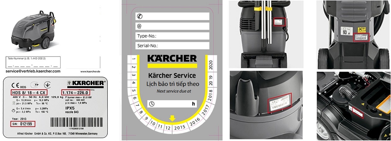Service sticker