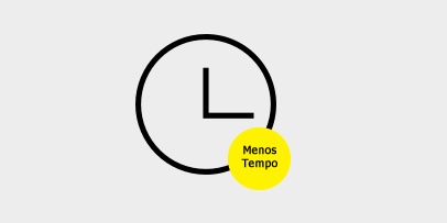 Menos tempo Menos tempo utilizando lavadora de alta pressão