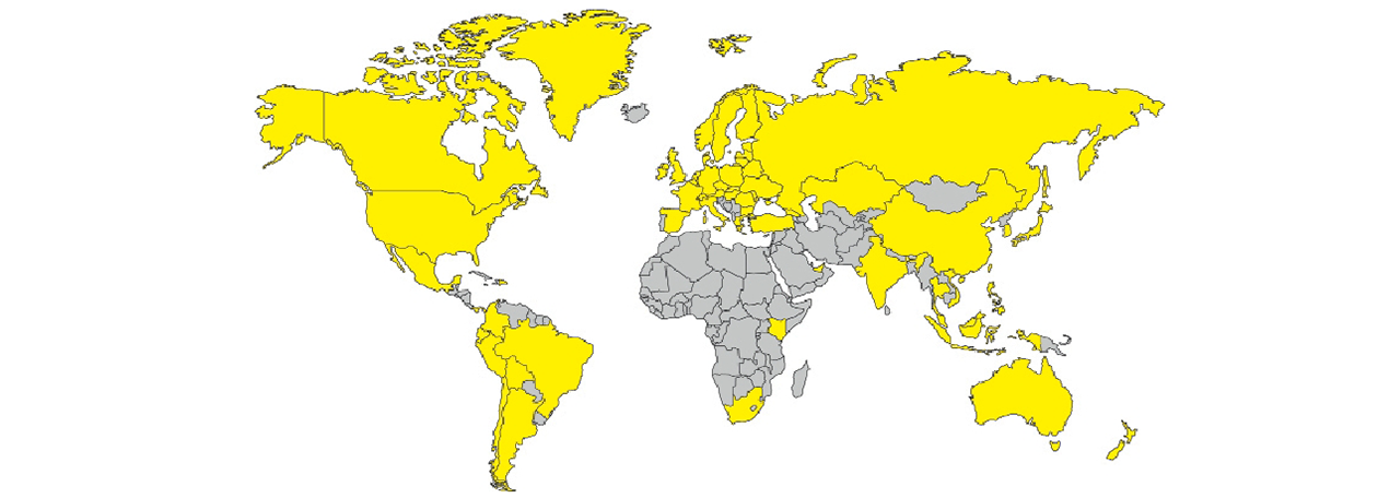 World Map Kärcher 2015 World Map Kärcher 2015