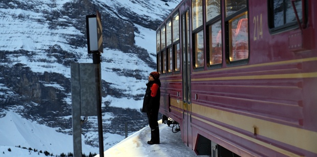 Train at the top of Europe