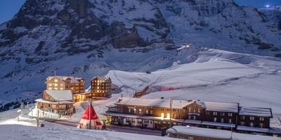 Kleine Scheidegg by night