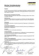 Kärcher Verhaltenskodex