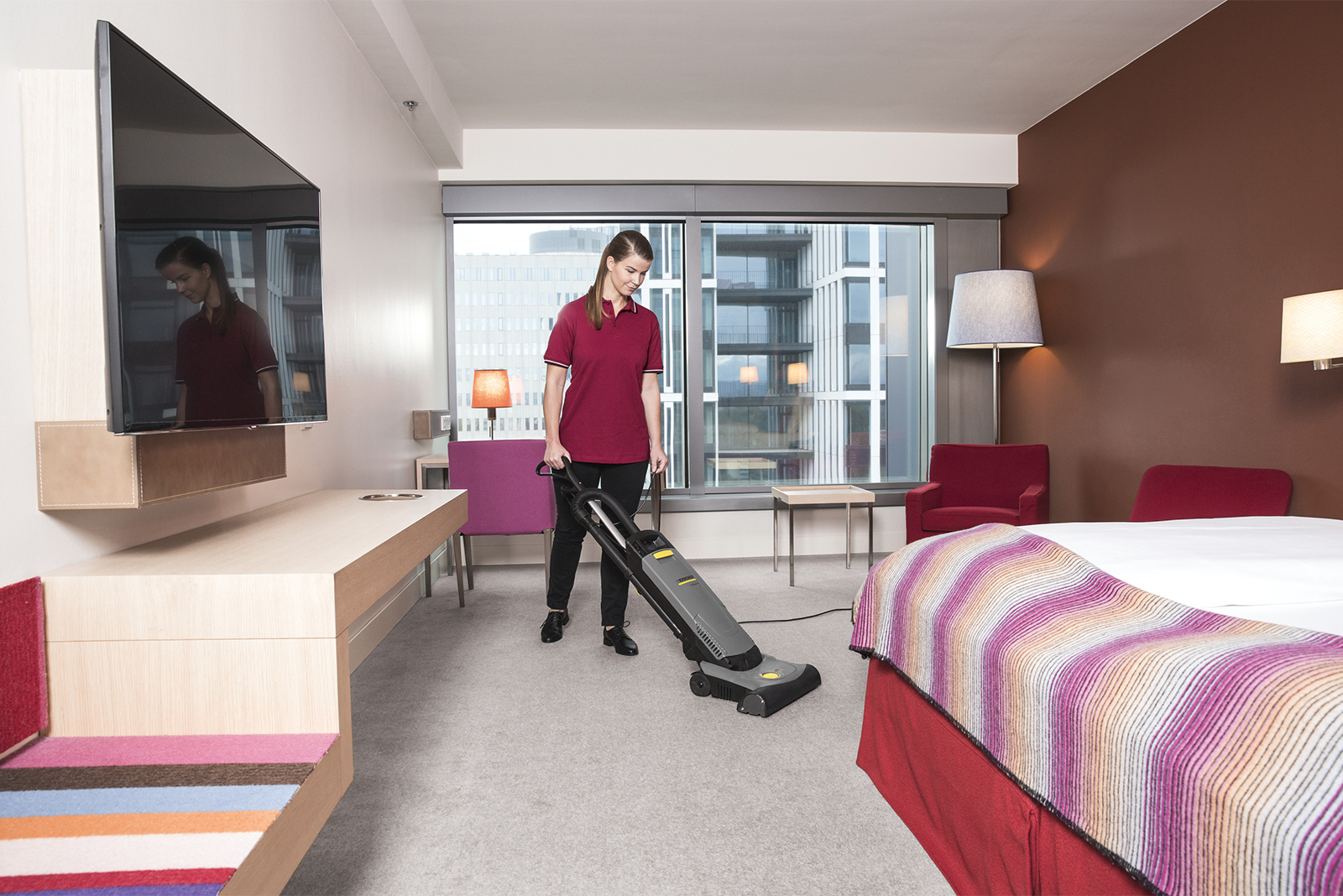 Kärcher CV 38/1 掃除機 ケルヒャー CV 38/1 - 業務用アップライト型ドライクリーナー[紙パック