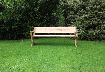 Houten Tuinbank DIY tuinideeen