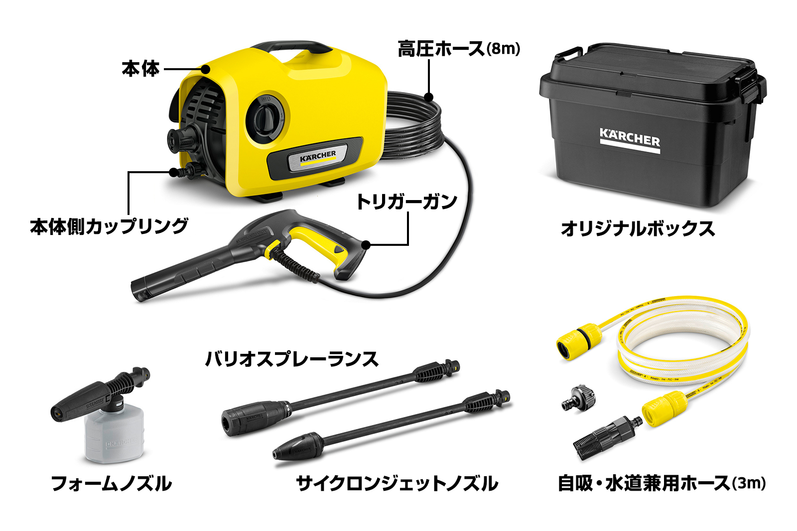 ケルヒャー高圧洗浄機 K2 本体 Amazon | ケルヒャー 家庭用高圧洗浄機 K 2 クラシック | 高圧