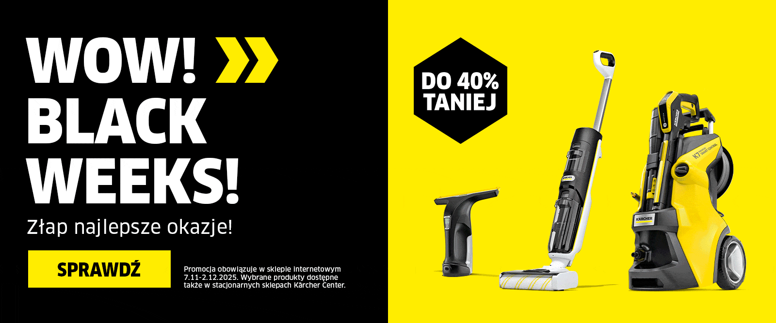 Trwa promocja Black Friday & Black Weeks! Złap najlepsze okazje!