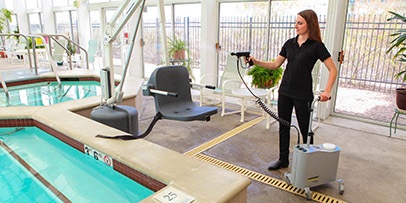 Cleaning with a Karcher PS 4/7 Bp Mister