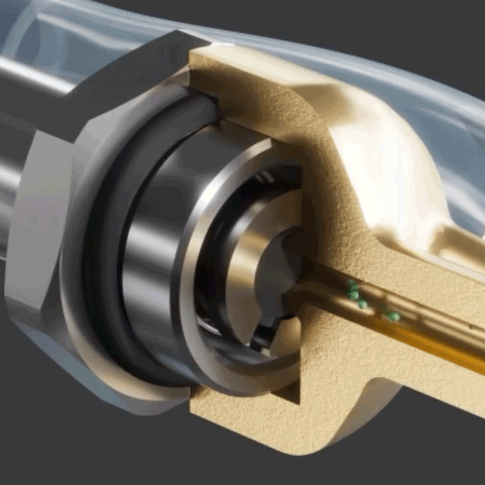 Animation of the Kärcher GermLock mechanism for protection against retrograde contamination