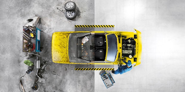 Service Repair Shop runs better with clean floors