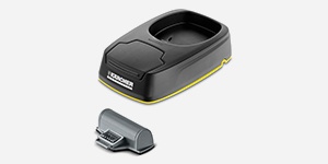 Ladestation und Wechselakku