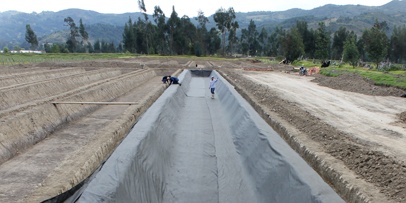 Plastic sheet for the plant filters