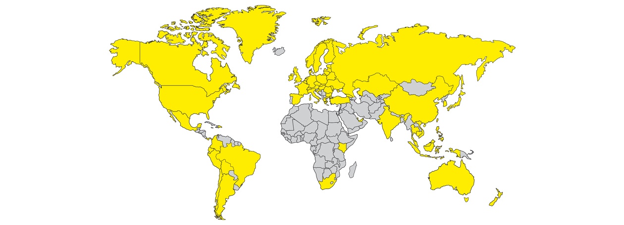 World Map Kärcher 2016 World Map Kärcher 2016