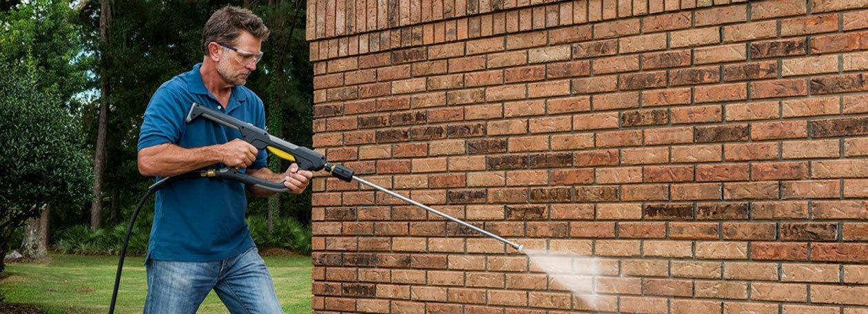 Karcher-versagrip-cleans-brick-wall