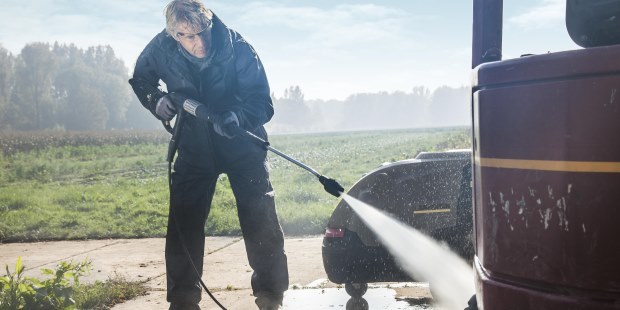 Karcher pressure washers help keep barns and other farm buildings clean