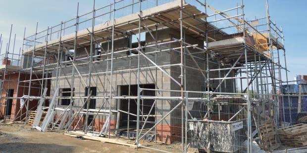 Construction building exterior