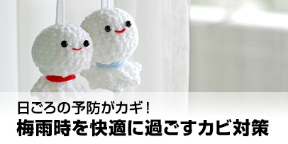 梅雨時を快適に過ごすカビ対策