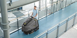 Step-On Scrubber Drier Clean Now