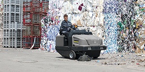 Industrial Ride-On Sweeper Clean Now