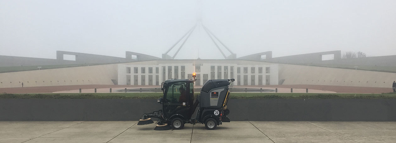 Karcher MC 50 at Canberra Parliament Karcher MC 50 at Canberra Parliament