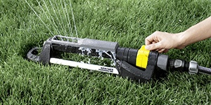 Trockener Bereich Sprinkler Rasenbewässerung Spritzschutz