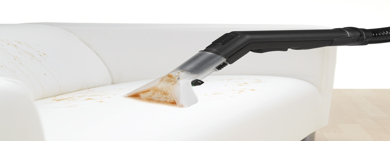 Spray extraction cleaning of furniture Spray extraction cleaning of furniture