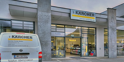 Kärcher Center Müller Außenansicht Kärcher Center Müller Außenansicht