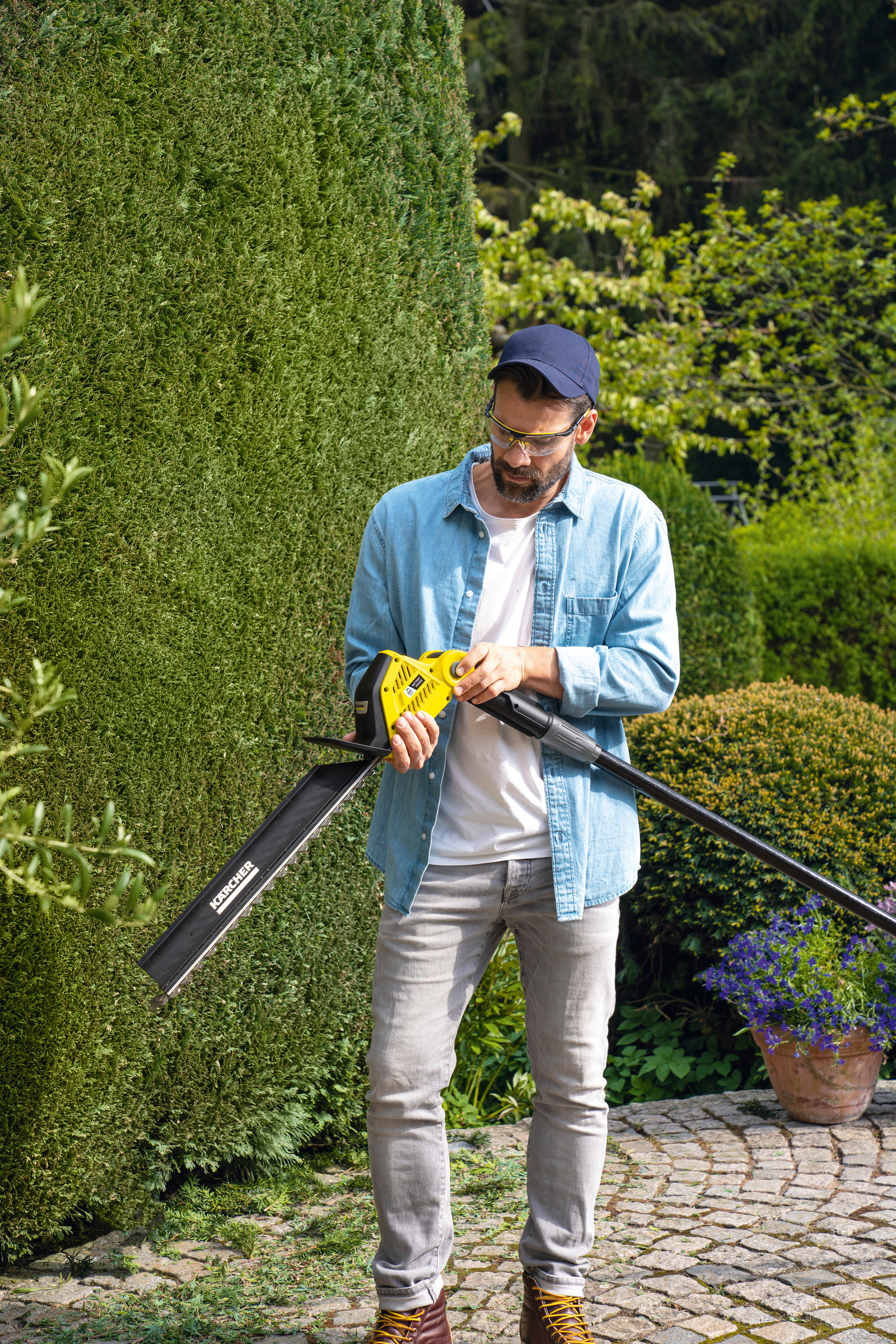 karcher pole hedge trimmer