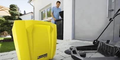 Recipiente varredeira manual Kärcher fácil de utilizar Recipiente varredeira manual Kärcher fácil de utilizar