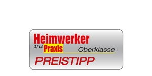 Časopis Heimwerker Praxis - ocenění "Preistipp" 2 Časopis Heimwerker Praxis - ocenění "Preistipp" 2