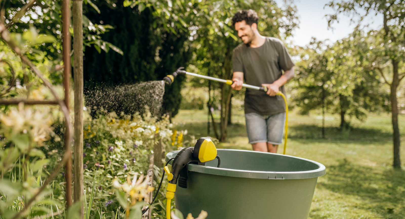 Arrosage à l’eau de pluie Arrosage avec les conseils de Kärcher