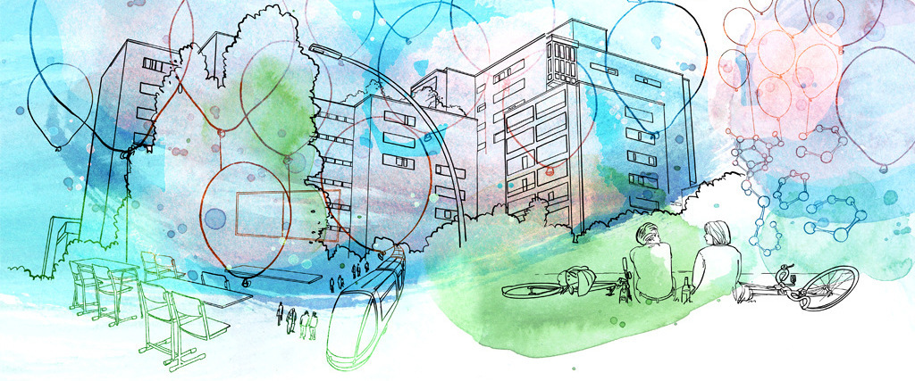 Ein (meist) unsichtbares Wunderwerk Abstrakte Illustration zum Thema Ein (meist) unsichtbares Wunderwerk