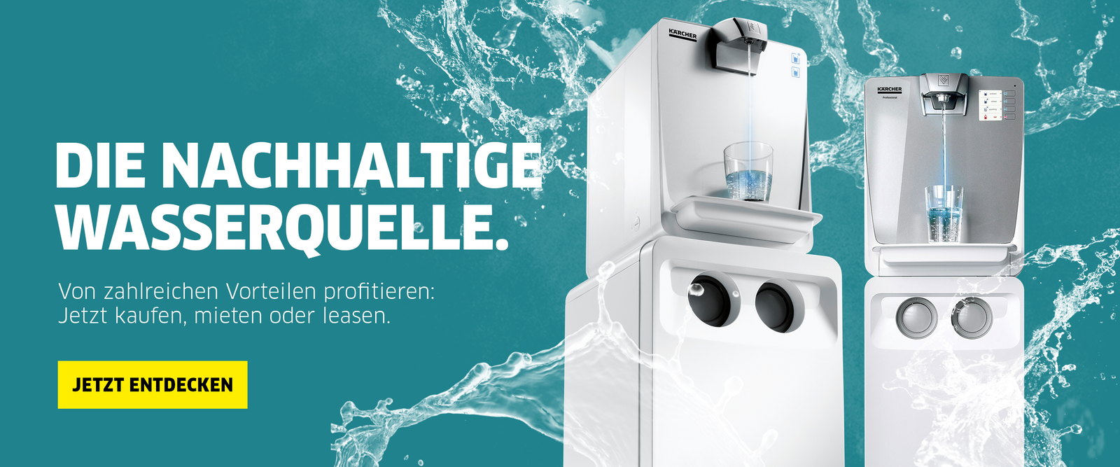 Wasserspender - die nachhaltige Wasserquelle. Wasserspender - die nachhaltige Wasserquelle.