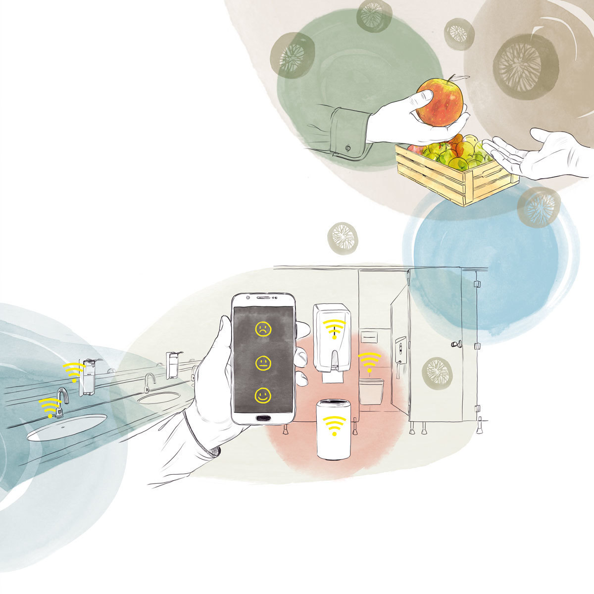 Du lavage des mains à la polémique au rayon fruits et légumes Du lavage des mains à la polémique au rayon fruits et légumes