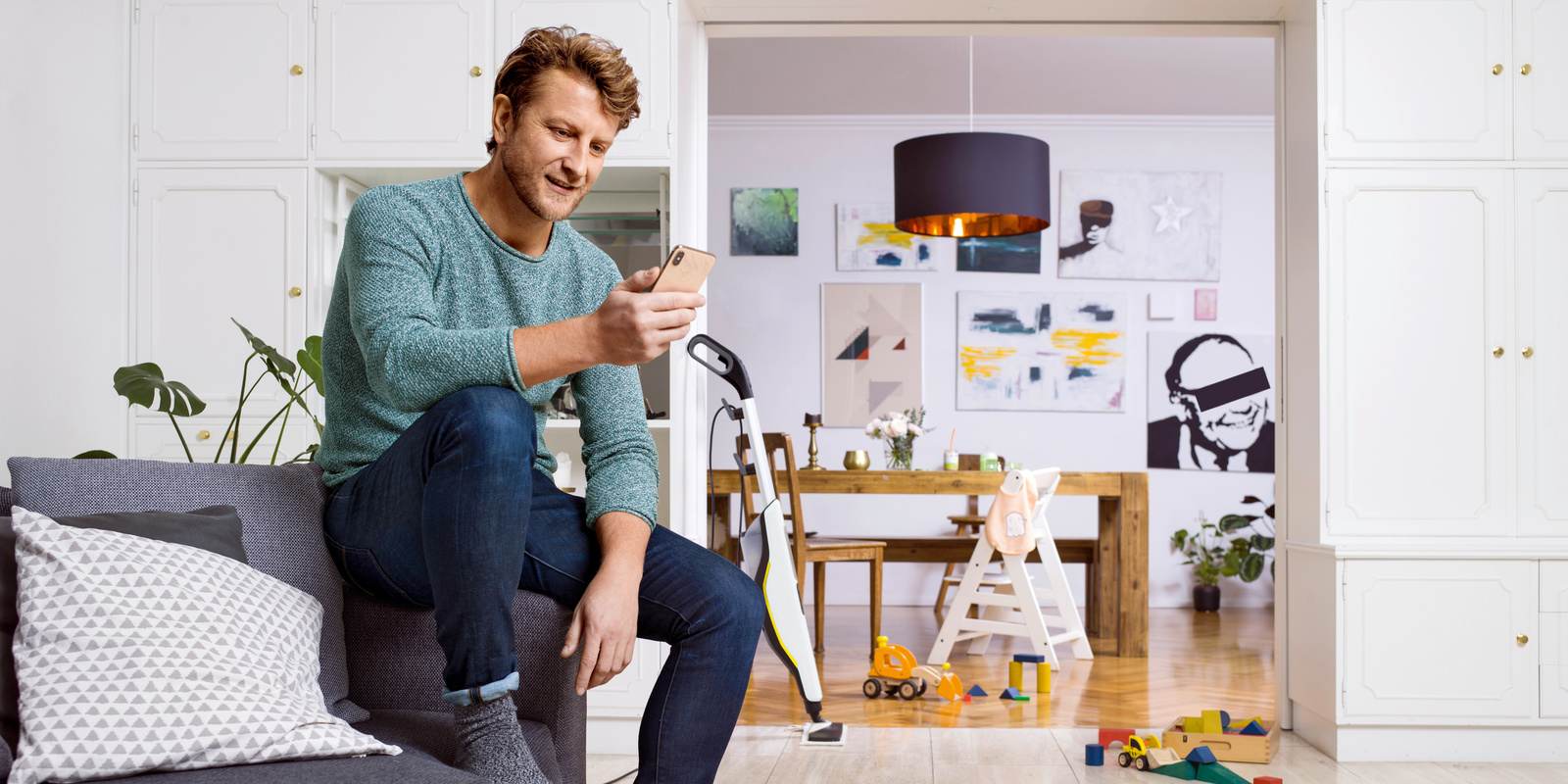 Karcher SC3 Upright Living Room Lifestyle Karcher SC3 Upright Living Room Lifestyle