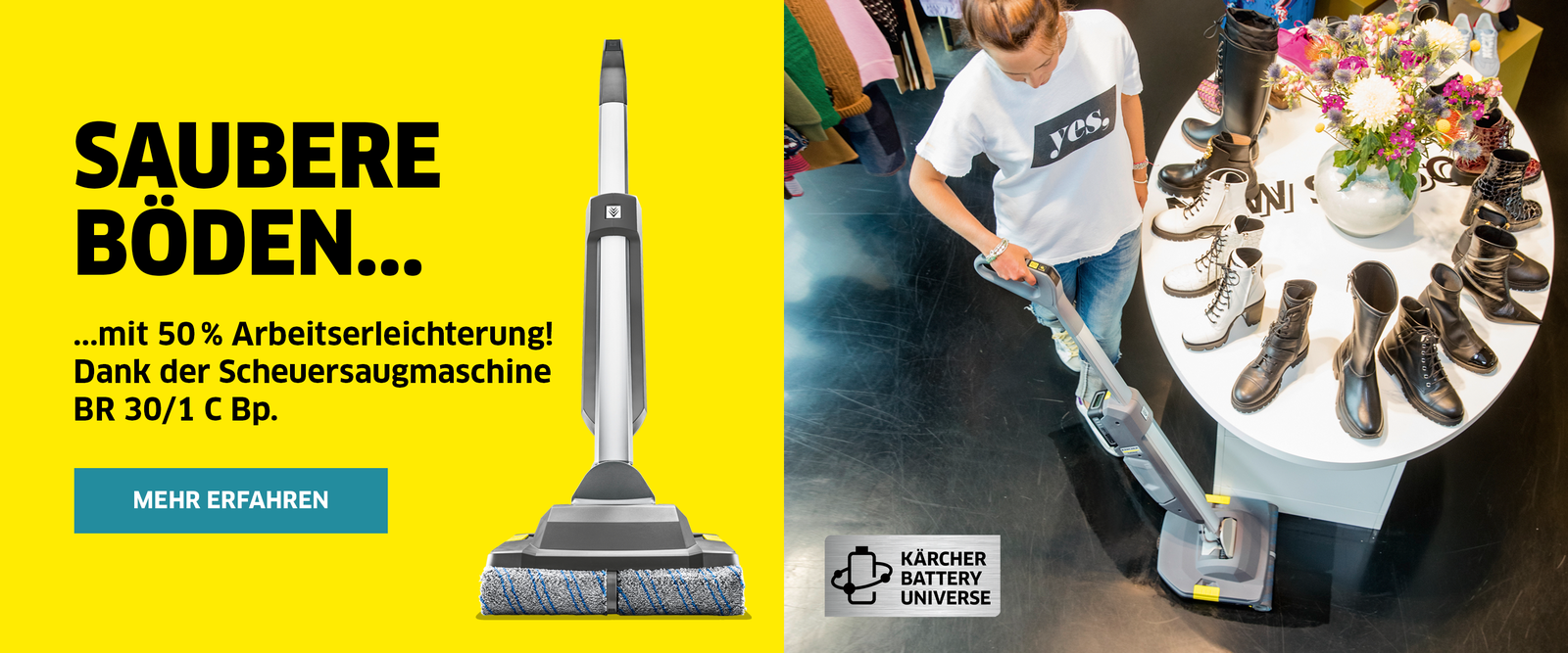 Akku-Scheuersaugmaschine BR 30/1 C Bp