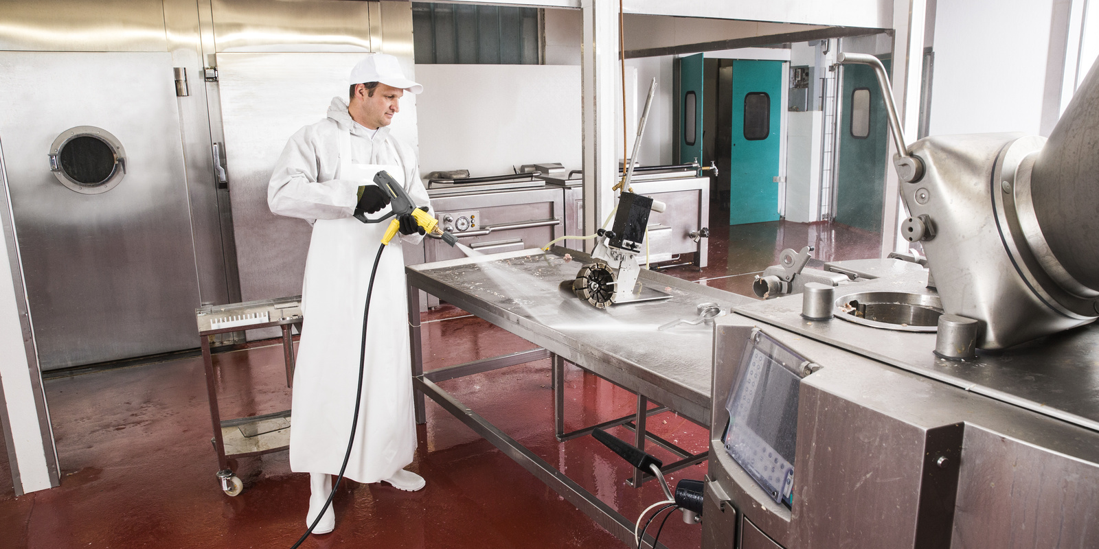 Reinigung in der Fleischerei
